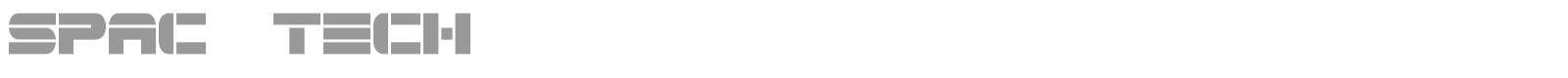 Spac3 Tech font preview